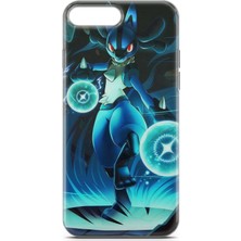 Kılıfınız iPhone 7 Plus / 8 Plus Uyumlu Kılıf Hd Baskılı Kılıf - Lucario Pokemon