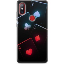 Kılıfınız Xiaomi Mi 8 Se Uyumlu Kılıf Hd Baskılı Kılıf - Poker Kart