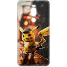 Kılıfınız Meizu Note 8 Uyumlu Kılıf Hd Baskılı Kılıf - Pikachu 1