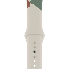 Minsun Watch 2 3 4 5 6 7 8 9 Se 42 44 45 49MM Uyumlu Lacey Silikon Kordon Begie Paula