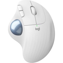 Logitech ERGO M575 Kablosuz İztopu Özellikli Konforlu Ergonomik Mouse - Beyaz