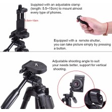 Wlue Profesyonel Fotoğraf Video Çekimi Tiktok Yayın Tripod Telefon Tutucu 120 cm Bluetooth Kumandalı