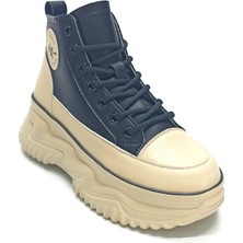 Gamelu 23KZ Ginza Bilekli Kalın Taban Kadın Sneaker Siyah
