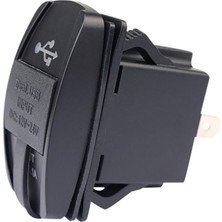 Concord Ch-22 Çift USB Girişli 2X3.1A Mavi Işıklı Şarj  12-24V USB Araç Şarj