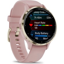 Garmin Venu 3s Soft Gold | Pembe Kayışlı