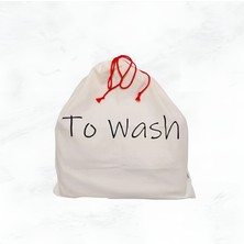 Moy Bag Moybag Wash Baskılı Pamuk Kese Çok Amaçlı Kirli Çamaşır Bavul Düzenleyici Seyahat Kesesi