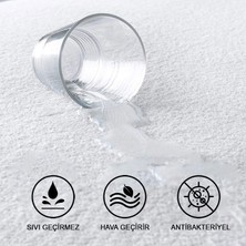 Vionel Home %100 Pamuklu Full Kenar Fitted Sıvı Geçirmez Bebek, Kreş Anaokulu Alezi ve Çocuk Yatak Koruyucu Alez 70x110