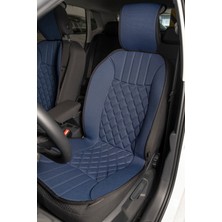 Fresh Start Mitsubishi Outlander Uyumlu Oto Koltuk Minderi Elegance Model Ön 2'li Set Mavi Fs