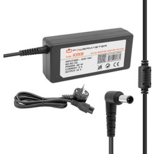 Powermaster PM-10931 14 Volt - 3 Amper Plastik Kasa Masaüstü Adaptör 6.5*4.4 Uç - Samsung Monitör Adaptörü Adaptör Siyah