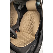 Fresh Start Honda Hr-V Uyumlu Oto Koltuk Minderi Elegance Model Ön 2'li Set Bej Fs
