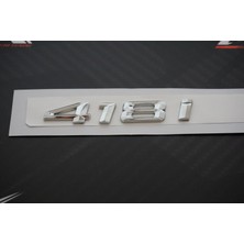 Dk Bmw 418I Bagaj Krom Metal 3m 3D Yazı Logo