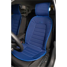 Fresh Start Toyota Yaris Lüks Oto Koltuk Minderi Ön 2'li Set Mavi Bumerang Serisi