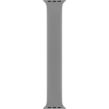 Minsun Watch 2 3 4 5 6 7 8 9 Se 42 44 45 49MM Uyumlu Solo Loop Silikon Kordon Gri Medium Beden