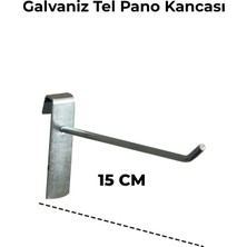 Manken İstanbul 15 cm Tel Pano Kancası Raf Askısı