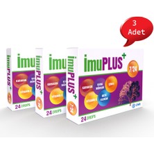 Imuplus 7/24 Pastil 24 Drops - Kara Mürver Içerikli