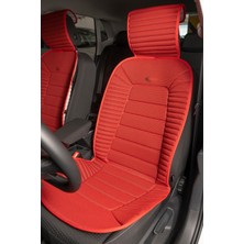 Fresh Start Alfa Romeo 145 Lüks Oto Koltuk Minderi Ön 2'li Set Kırmızı Bumerang Serisi