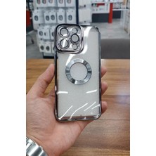 Musal iPhone 15 Pro Max Kılıf Köşeleri Renkli Şeffaf Kamera Korumalı Silikon Luxury Kapak