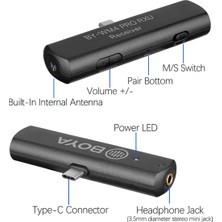 Boya By-Wm4 Pro-K5 Dji Mini 3 Pro Rc Kumanda Uyumlu Kablosuz Yaka Mikrofonu