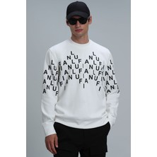 Lufian Rose Erkek Sweatshirt Siyah