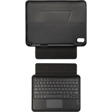 AktarMobile iPad 10. Nesil 2022 10.9" Uyumlu Klavyeli Kılıf Standlı Bluetooth Klavye Trackpad Keyboard