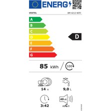 Vestel BM 4212 WIFI 4 Programlı Bulaşık Makinesi