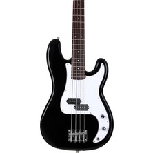 Lea Lpbbk 4 Telli Bas Gitar Siyah Beyaz