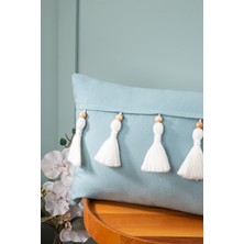 Dfn Wood Dfn Home Daphne Su Yeşili  Kırlent Kılıfı 30X50 cm