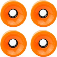 Segolike 4 Paket Dayanıklı Longboard Tekerlek Silindiri 78A Tekerlek Parçaları Turuncu (Yurt Dışından)