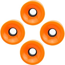 Segolike 4 Paket Dayanıklı Longboard Tekerlek Silindiri 78A Tekerlek Parçaları Turuncu (Yurt Dışından)