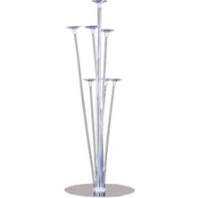 Dizayn Parti Evi 7'li Balon ve Şeffaf Doğum Günü Ayaklı Balon