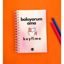 Giftmoda Bakıyorum Ama Keyfime 21X14CM A5 Sketch Book - Eskiz Defteri - 270 gr - 36 Yaprak