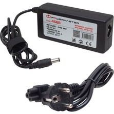 Powermaster Notebook Adaptör SL-NBA60 Ibm 20V/3.25A 5.5*2.5 Uç Powermaster (4668=11398) Siyah