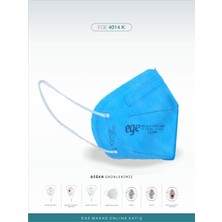Ege Maske 4014-K Ffp2 N95 Ventilsiz Maske 50'li Mavi