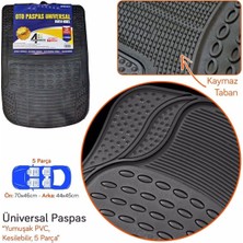 EK Garaj Badem Tip Paspas Universal Pvc Şaftlı Siyah