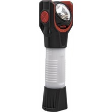 Powermaster X-28 Çok Fonksiyonlu USB Şarjlı El Feneri Var LED Profesyonel El Fenerleri Beyaz