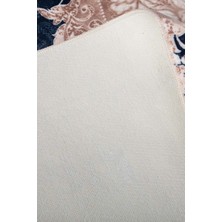 Teksev Şark Mavi 80X150 cm Büyük Ebat Banyo Halısı Tek Parça Kaymaz Taban Banyo Paspası