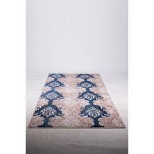 Teksev Şark Mavi 80X150 cm Büyük Ebat Banyo Halısı Tek Parça Kaymaz Taban Banyo Paspası