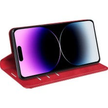 Xstep Case iPhone 15 Pro Max Pu Deri Cüzdan Flip Kılıf Anti-Çizgiye Dönüşlü Cilt Touch Stand Cover (Yurt Dışından)