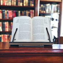 İsfahan TA Kitap Okuma Standı Masaüstü Ahşap Kuran Rahlesi Tablet Tutucu