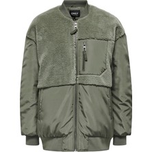 Only Onlemmy Fleece Mıx Bomber cc Otw Yeşil
