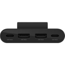 Belkin 4 Port USB Hub Çoğaltıcı / 2x Type-C + 2x Type A - Siyah