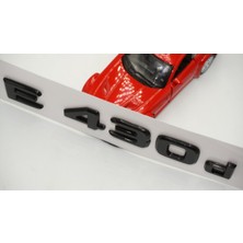 Dk Benz E 430D Bagaj Parlak Siyah Abs 3m 3D Yazı Logo