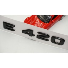 Dk Benz E 420 Bagaj Parlak Siyah Abs 3m 3D Yazı Logo