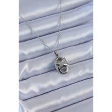 Clariss 316L Çelik Gümüş Renk Zirkon Taşlı Kadın Kolye