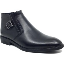 Taşpınar Ayakkabı  %100 Hakiki Deri Erkek Günlük Kışlık El Yapımı Rahat Klasik Tokalı Bot 39-45