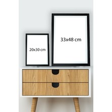 Artavessa Tek Parça Çerçeve Görünümlü Yazılı Mdf Tablo "no Rain No Flowers"