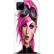 Andac Tech Realme C15 Kılıf Hd Baskılı Kılıf - 0093
