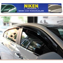 Replax Kia Niro 2016-2021 Kromlu Cam Rüzgarlığı 4lü