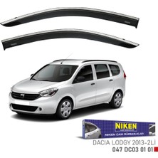 Replax Dacia Lodgy 2013 Sonrası Kromlu Cam Rüzgarlığı 2li