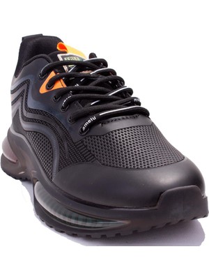 Gamelu 23KM Crazy Siyah Oranj Ortopedik Günlük Erkek Spor Ayakkabı